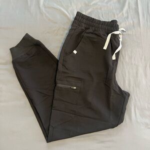 Figs Black Zamora jogger scrub pants